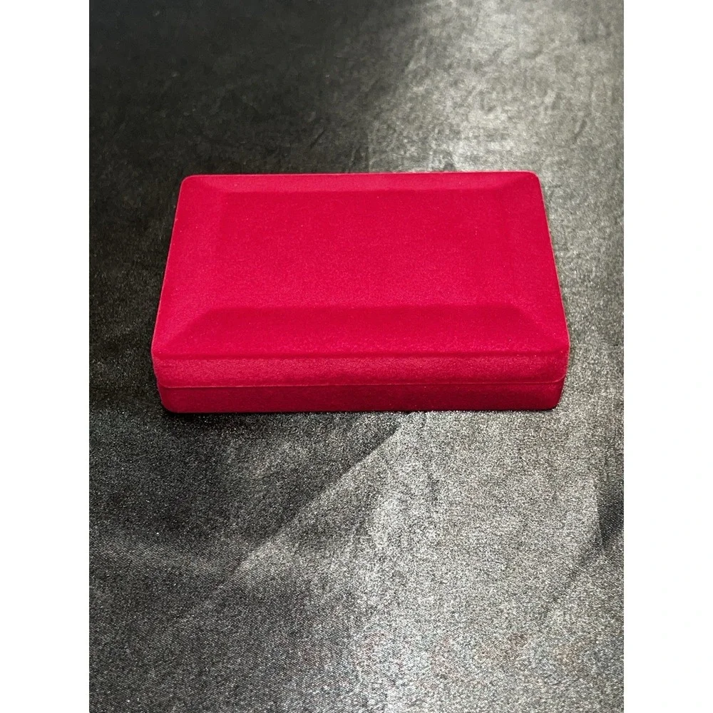 Brand New In Box Vintage Red Velvet Jewelry Presentation Box